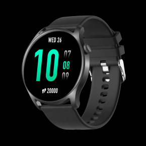 Round Smartwatch IP68 Waterproof Fitness Tracker 